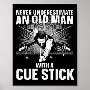 Mejor Arte De Billar Para Hombres Abuelo Billiard 