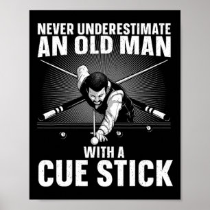 Mejor Arte De Billar Para Hombres Abuelo Billiard