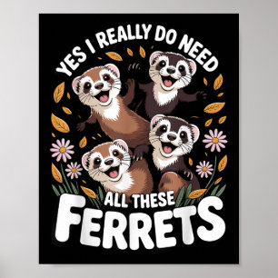Mejor Arte De Ferret Para Hombres Mujeres Mascota 