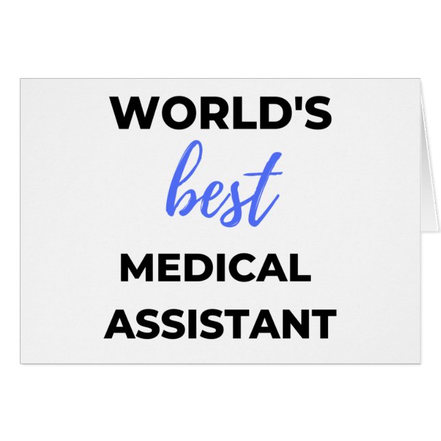 Mejor Asistente Médico del Mundo 2 (Anverso (Horizontal))