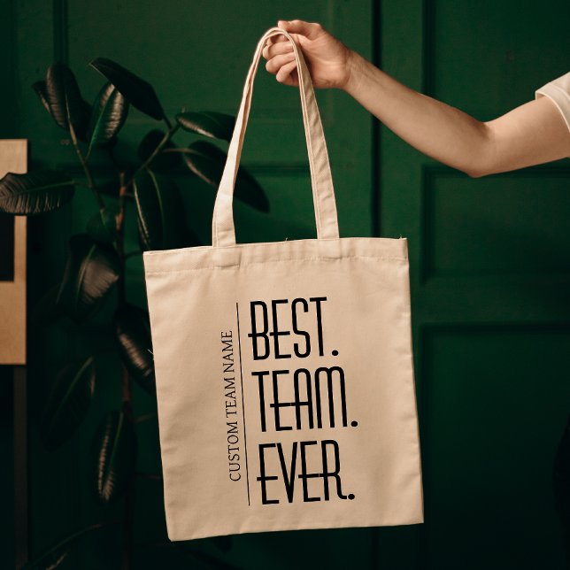 Mejor Bolsa de equipo de la historia, apreciación  (best team ever tote, custom team tote, personalized team tote, employee appreciation gifts, team)
