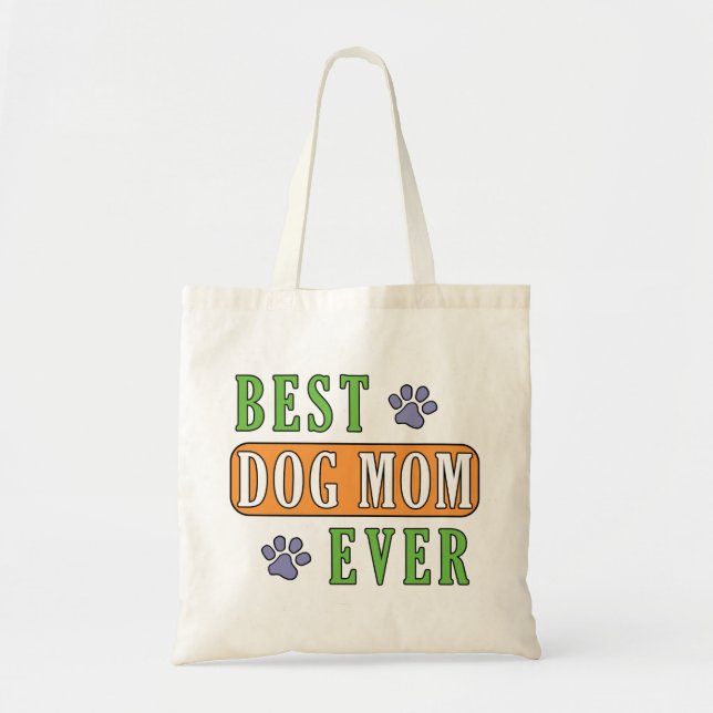 Mejor Bolsa De Tote De La Mamá Del Perro (Frente)