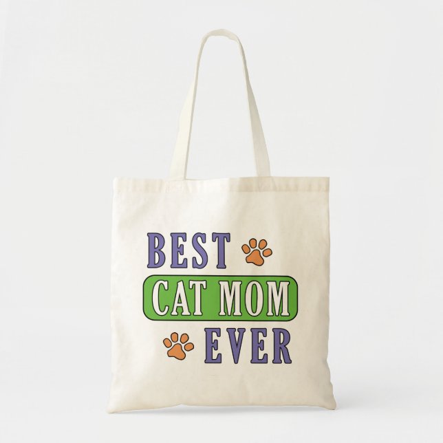 Mejor Bolsa De Tote De Mamá De Gato (Frente)