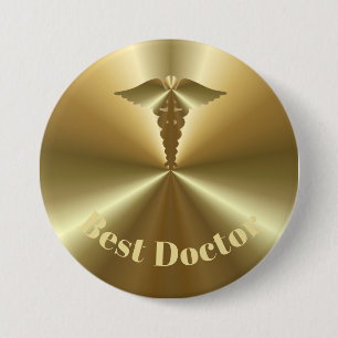 Mejor botón de oro Médica