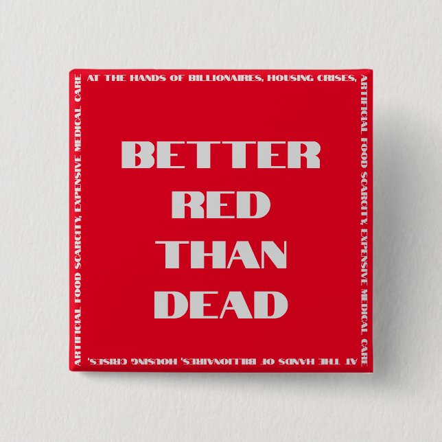 Mejor botón rojo que cuadrado muerto (Anverso)