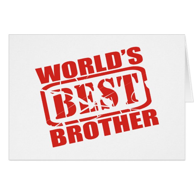 Mejor Brother del mundo (Anverso (Horizontal))