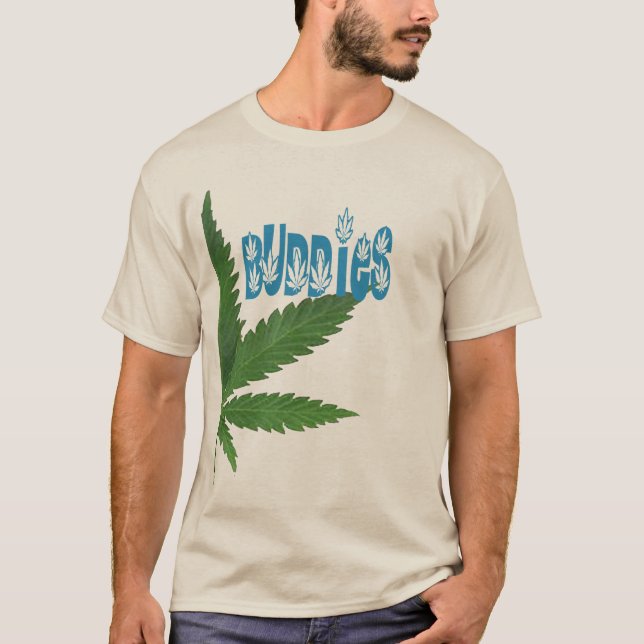 mejor buddies weed deja el diseño de camisetas de  (Anverso)