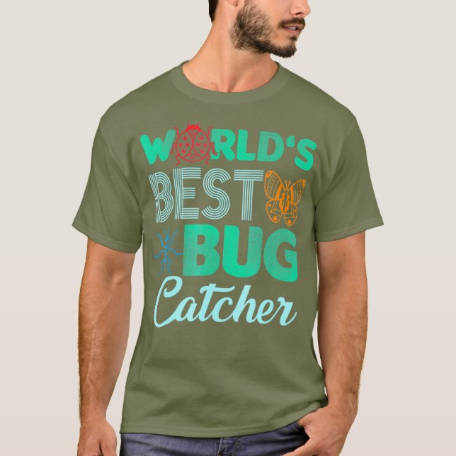 Mejor Bug Catcher Del Mundo Camiseta - Cazadora De (Anverso)