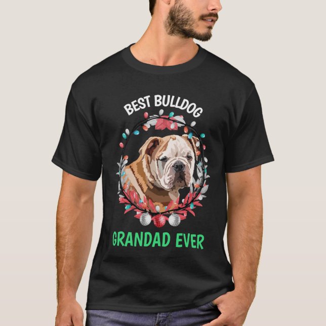 Mejor Bulldog, abuelo, camiseta alguna vez (Anverso)