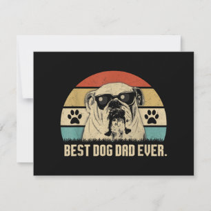 Mejor Bulldog inglés Vintage Padrillo de PDA