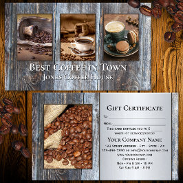 Mejor Café de la Ciudad Tus Fotos Certificado de R