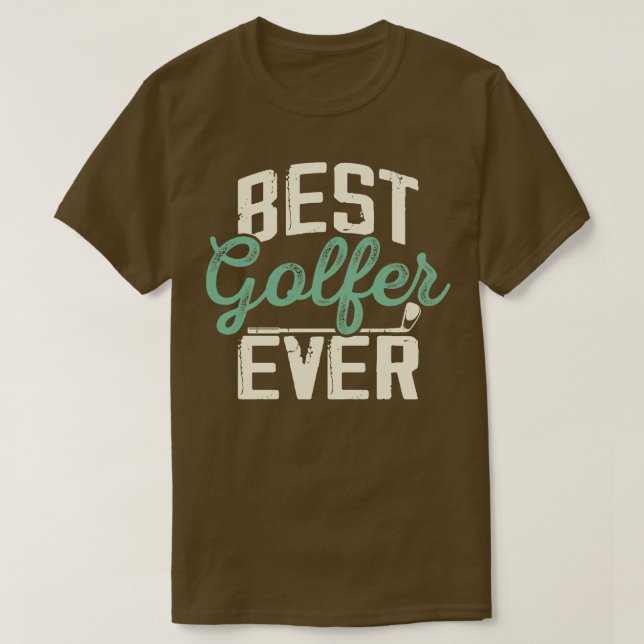 Mejor Camisa De Golfer Para Mujeres Hombres (Diseño del anverso)