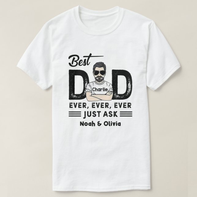 Mejor Camisa de Noah Dad (Diseño del anverso)