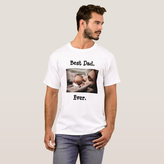 Mejor Camisa de Papá Ever Personalizada (Anverso completo)