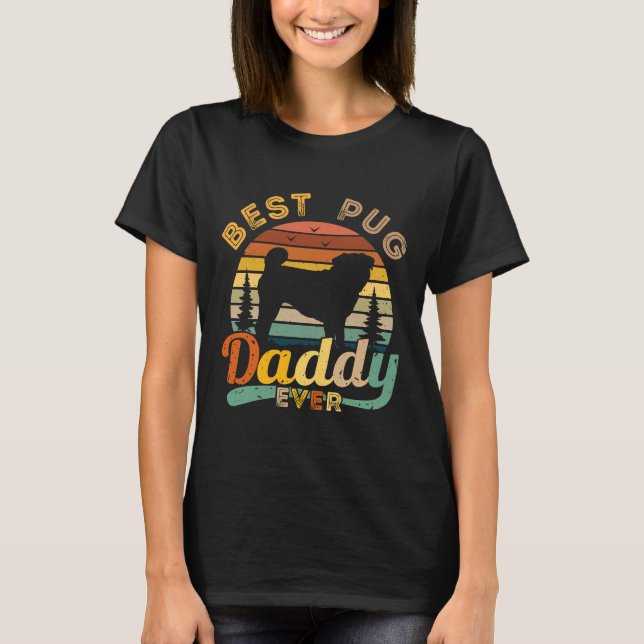 Mejor Camiseta Clásica de Pug Daddy de siempre (Anverso)