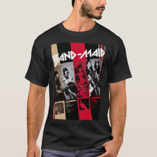 Mejor Camiseta de Band Maid Nueva Obra de Arte Reg