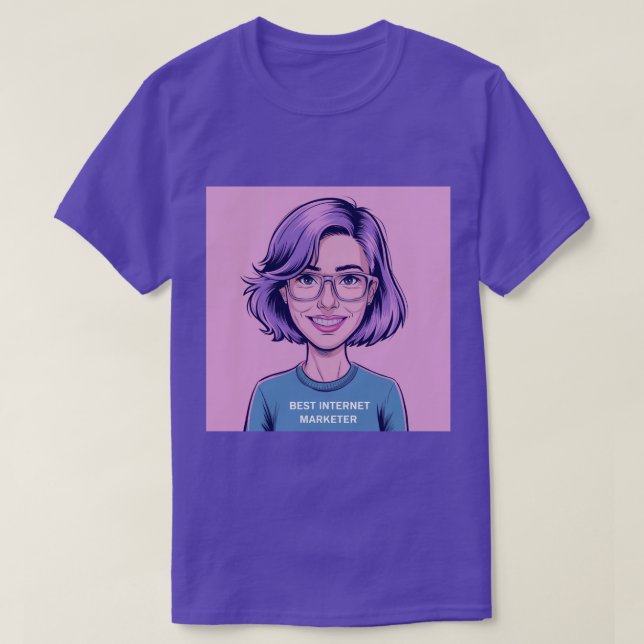 Mejor Camiseta De Cómic Para El Mercado De Interne (Diseño del anverso)