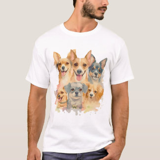 Mejor camiseta de diseño de perro para pareja