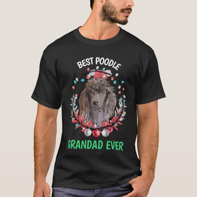 Mejor Camiseta De Grandad De Poodle (Anverso)