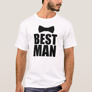 Mejor camiseta de la corbata del arco del hombre g