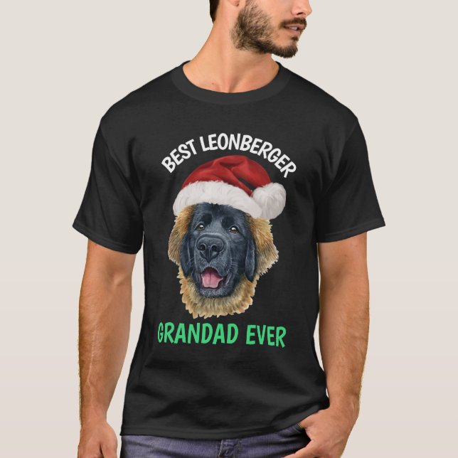 Mejor Camiseta de Leonberger Grandad Ever (Anverso)