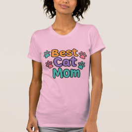Mejor Camiseta De Mamá Gato - Diseño De Papas Colo