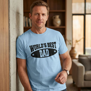 Mejor camiseta de papá del mundo - Camiseta blanca