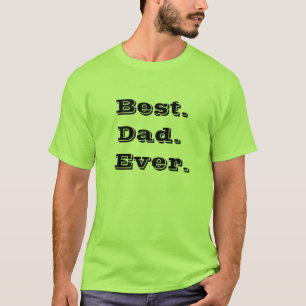 Mejor camiseta de papá hecha