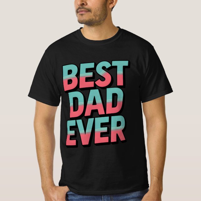 Mejor Camiseta de Papá Nunca (Anverso)