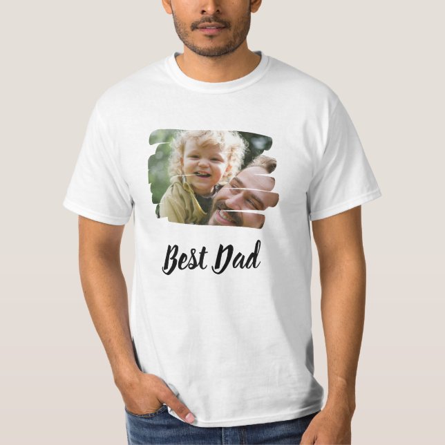 Mejor camiseta de papá personalizada (Anverso)