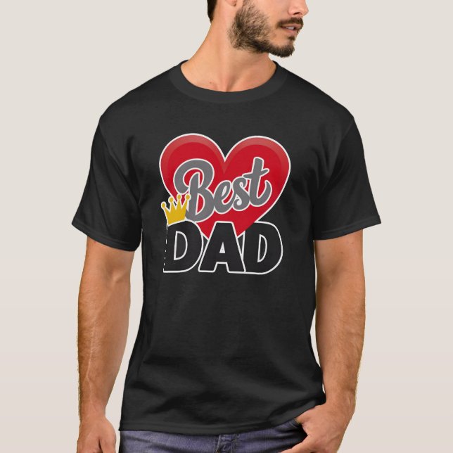 Mejor camiseta de papá - Regalo del Día del Padre  (Anverso)