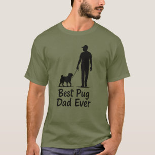Mejor camiseta de Pug Dad jamás - Gracioso regalo 