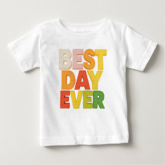 Mejor camiseta del día para niños. Cumpleaños, cel