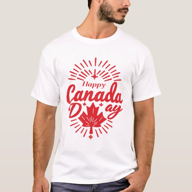 Mejor camiseta del Feliz Día de Canadá (Anverso)