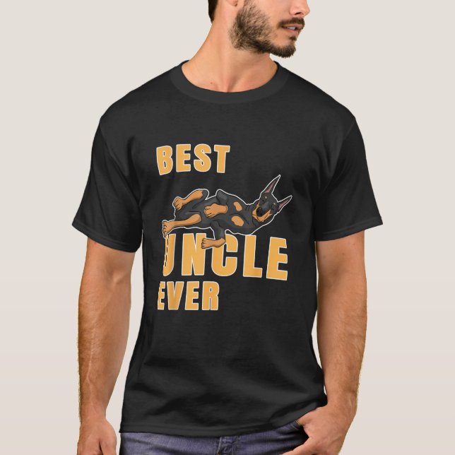 Mejor camiseta del tío Doberman (Anverso)