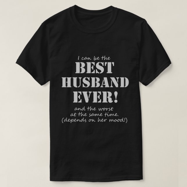 Mejor camiseta divertida del marido nunca (Diseño del anverso)