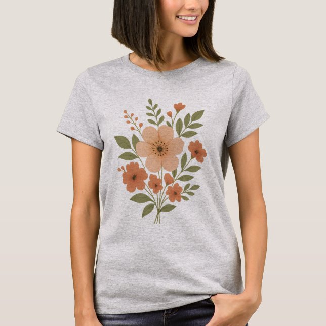 Mejor camiseta floral (Anverso)