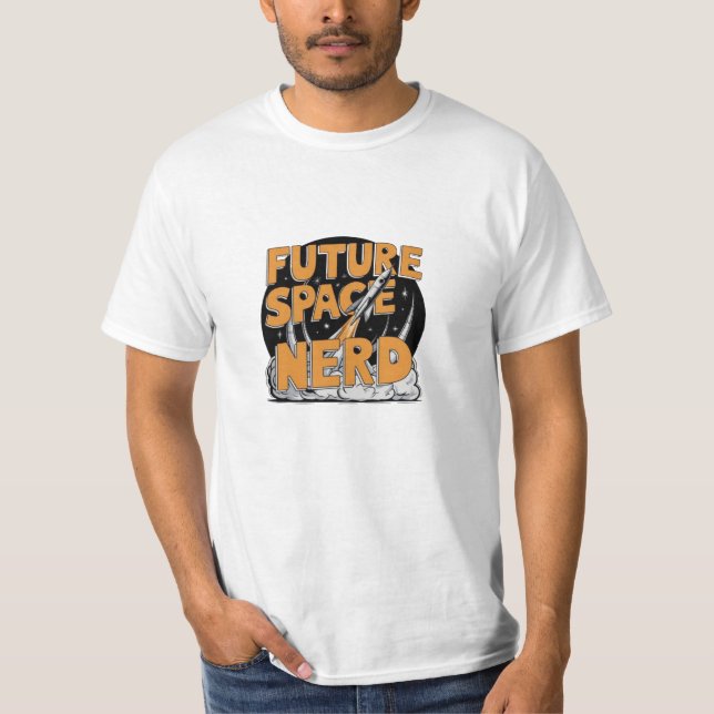 Mejor camiseta para el hombre - Futuro diseño de n (Anverso)