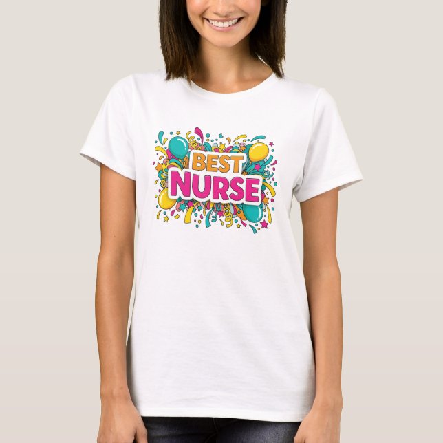 Mejor camiseta para mujeres enfermeras (Anverso)