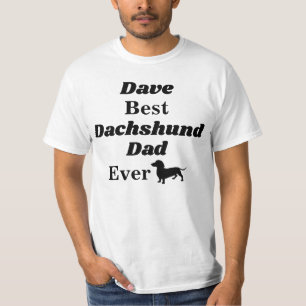 Mejor camiseta personalizada del papá del