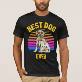 Mejor Camiseta Retro De Perro De Dalmacia