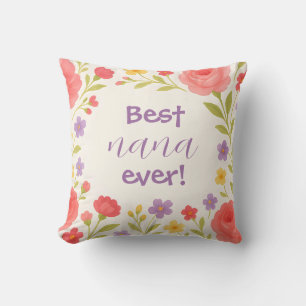 Mejor Cojín decorativo Nana Ever - Diseño Floral