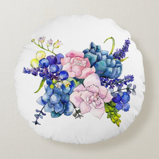 Mejor Cojín decorativo redondo (16") (Anverso)