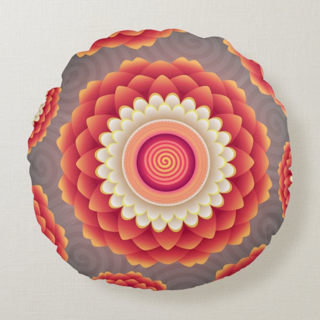 Mejor Cojín decorativo redondo (16") (Anverso)