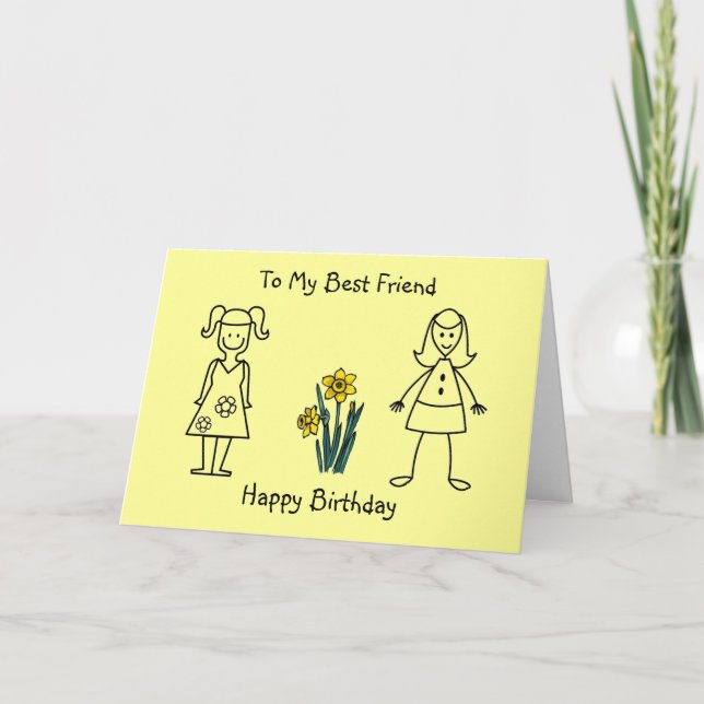Mejor Colección de Amigos Tarjeta de Cumpleaños Tr (Anverso)