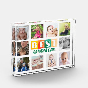 Mejor Collage de fotos GRANDPA personalizado moder