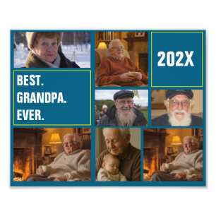 Mejor Collage de fotos y Personalizado de abuelo