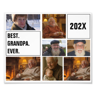 Mejor Collage de fotos y Personalizado de abuelo