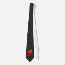 Mejor corbata con monograma del regalo del