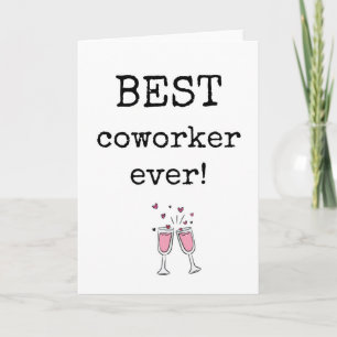 Mejor Coworker, Tarjeta de Apreciación Coworker